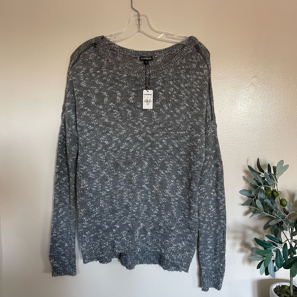 Gray Express Sweater